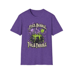 Fizz, Bubble Witch Tee — "Fizz, Bubble, Toil & Trouble" Halloween Graphic T-Shirt BP