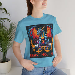 Beast mode on - Dragon – Fitness T-shirt for Gym Workouts