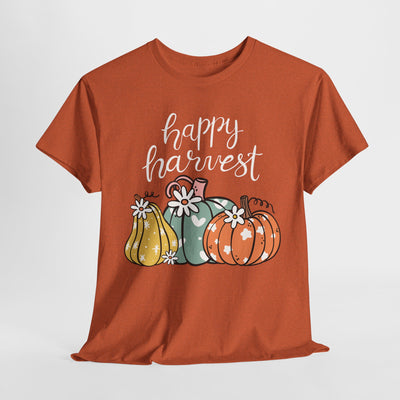 Happy Fall Essential Tee with Pumpkins
