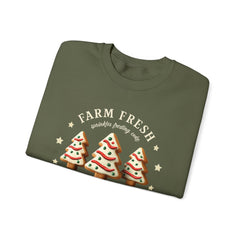 Farm Fresh Christmas Tree Sweatshirt – Cute Cookie Tree Holiday Crewneck