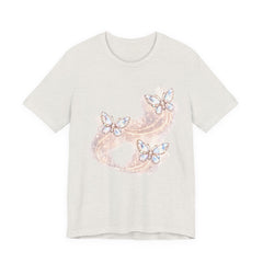Butterfly Sparkle Tee — Pastel Crystal Butterflies Graphic T-Shirt