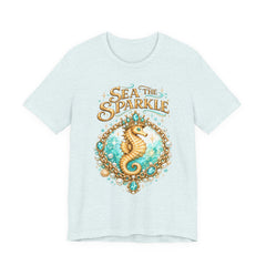 Sea the Sparkle Seahorse T-Shirt — Nautical Mermaid Beach Tee