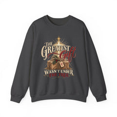 Christmas Sweatshirt – "The Greatest Gift Wasn't Under the Tree" Holiday Crewneck
