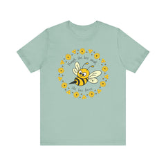 "She Bee Fierce" Unisex Jersey Short Sleeve Tee - Inspirational Bee Art Shirt