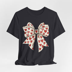 Valentine Heart Bow T-Shirt