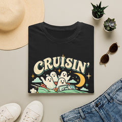 Cruisin' With My Boos T-Shirt — Cute Retro Ghosts Driving Graphic Halloween BP