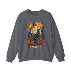 Midnight Howl Club Sweatshirt — Moonlit Wolves Graphic Crewneck