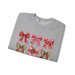 Christmas Red Bow Sweatshirt