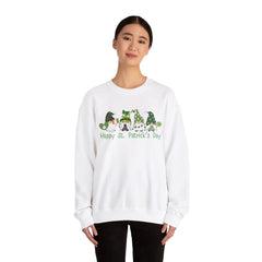 Gnomes Crewneck Sweatshirt - Unisex Happy St. Patrick's Day Apparel