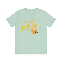 Sweet As Can Bee - Unisex Jersey Tee - Cute Bee Graphic T-Shirt