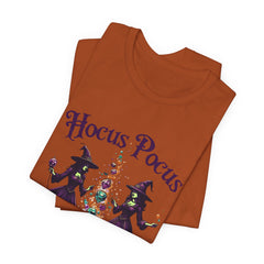 Hocus Pocus Halloween T-Shirt, Witch Tee, Unisex Halloween Shirt, Spooky Season Apparel, Costume Party Top