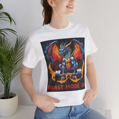 Beast mode on - Dragon – Fitness T-shirt for Gym Workouts