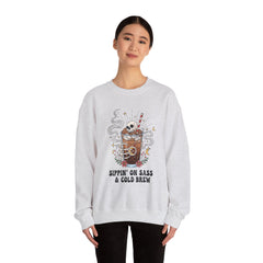 Sassy Coffee Sweatshirt - Cozy Unisex Crewneck, Halloween Fashion, Gift for Coffee Lovers, Fall Apparel, Cute Casual Style
