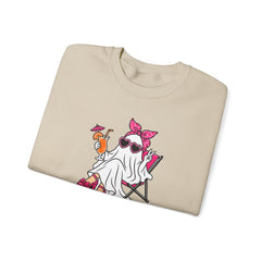 Boo-gie Bitch Ghost Crewneck Sweatshirt — Cute Retro Halloween Graphic