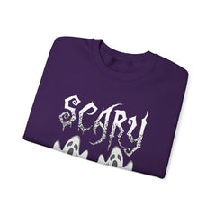 Scary Ghosts Unisex Crewneck Sweatshirt | Halloween Apparel, Spooky Sweatshirt, Ghost Theme, Gift for Halloween Lovers, Cozy Fall Fashion