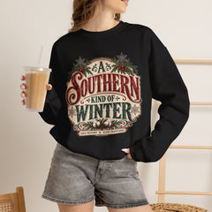 Southern Kind of Winter Crewneck Sweatshirt- Christmas
