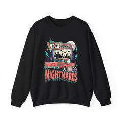 Nightmares Retro Movie Crewneck Sweatshirt- Halloween Vibes