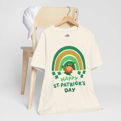 St. Patrick's Day Rainbow LeprechaunTee - Unisex Short Sleeve Shirt