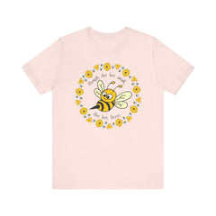 "She Bee Fierce" Unisex Jersey Short Sleeve Tee - Inspirational Bee Art Shirt