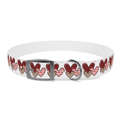 Dog Collar- Rustic Hearts