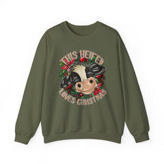 Christmas Cow Sweatshirt