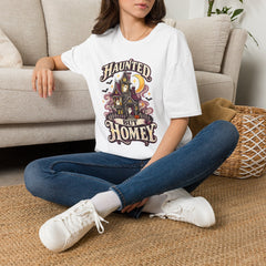 Haunted But Homey T-Shirt — Cute Vintage Haunted House Halloween Tee BP