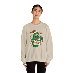 Pickle Christmas Club Sweatshirt — Cute Holiday Pickle Crewneck