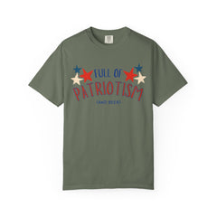 Full of Patriotism and Beer T-shirt - Military Branches, Right to Bear Arms, American Flag