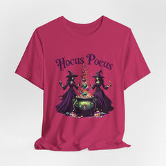 Hocus Pocus Halloween T-Shirt, Witch Tee, Unisex Halloween Shirt, Spooky Season Apparel, Costume Party Top