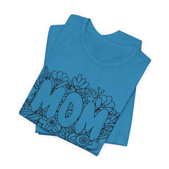 Pen & Ink Floral Mom T-Shirt - Perfect Gift for Mother's Day or New Mom