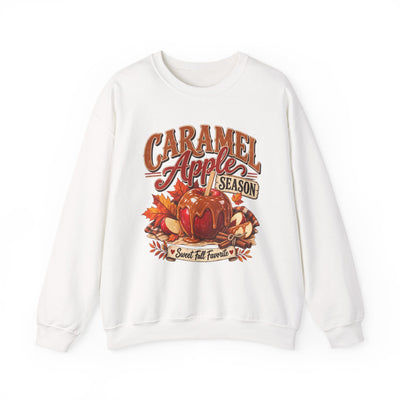 Caramel Apple Season Sweatshirt — Fall Festival Cozy Crewneck