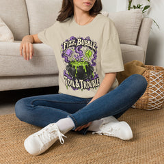 Fizz, Bubble Witch Tee — "Fizz, Bubble, Toil & Trouble" Halloween Graphic T-Shirt BP