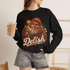 Delish Bigfoot Forest Crewneck Sweatshirt- S’Mores