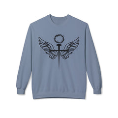 Christian Cross Fleece Sweatshirt