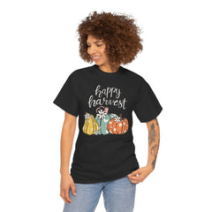 Happy Fall Essential Tee with Pumpkins
