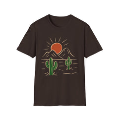 Desert Sunset T-Shirt — Cactus Mountain Graphic Tee