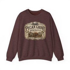 Pecan Grove Mercantile Vintage Logo Sweatshirt - Southern Heritage