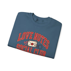 Love Notes Social Club Sweatshirt — Retro Valentine Crewneck