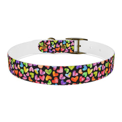 Dog Collar- Rainbow Hearts