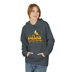Bee Cool Hoodie - Unisex Fleece Sweatshirt , Eco-Friendly Apparel, Queen Bee Fizzin