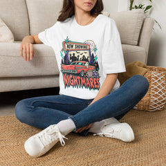 Nightmares Movie Poster T-Shirt — "Now Showing" Retro Drive-in Movie Horror BP Halloween