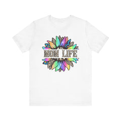 Sunflower Leopard Mom Tee