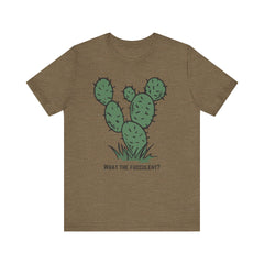 What the Fucculent?  Cactus  - Unisex Jersey Short Sleeve Tee