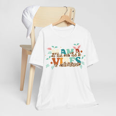Tropical Mama Vibes Unisex Jersey Tee - Perfect for Summer & Holidays