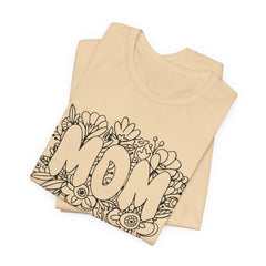 Pen & Ink Floral Mom T-Shirt - Perfect Gift for Mother's Day or New Mom