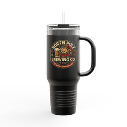 North Pole Brewing Co. Insulated Travel Mug - 40oz Coffee Tumbler for Adventurers