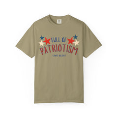 Full of Patriotism and Beer T-shirt - Military Branches, Right to Bear Arms, American Flag