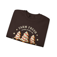 Farm Fresh Christmas Tree Sweatshirt – Cute Cookie Tree Holiday Crewneck