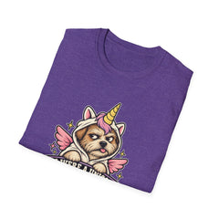 "If I Were a Unicorn I Would Stab You With My Horn" Funny Graphic Tee