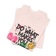 Do What Makes You Happy Tee | Unisex Jersey Short Sleeve Shirt, Positive Vibes Shirt, Gift for Friends, Uplifting Apparel, Casual [...]